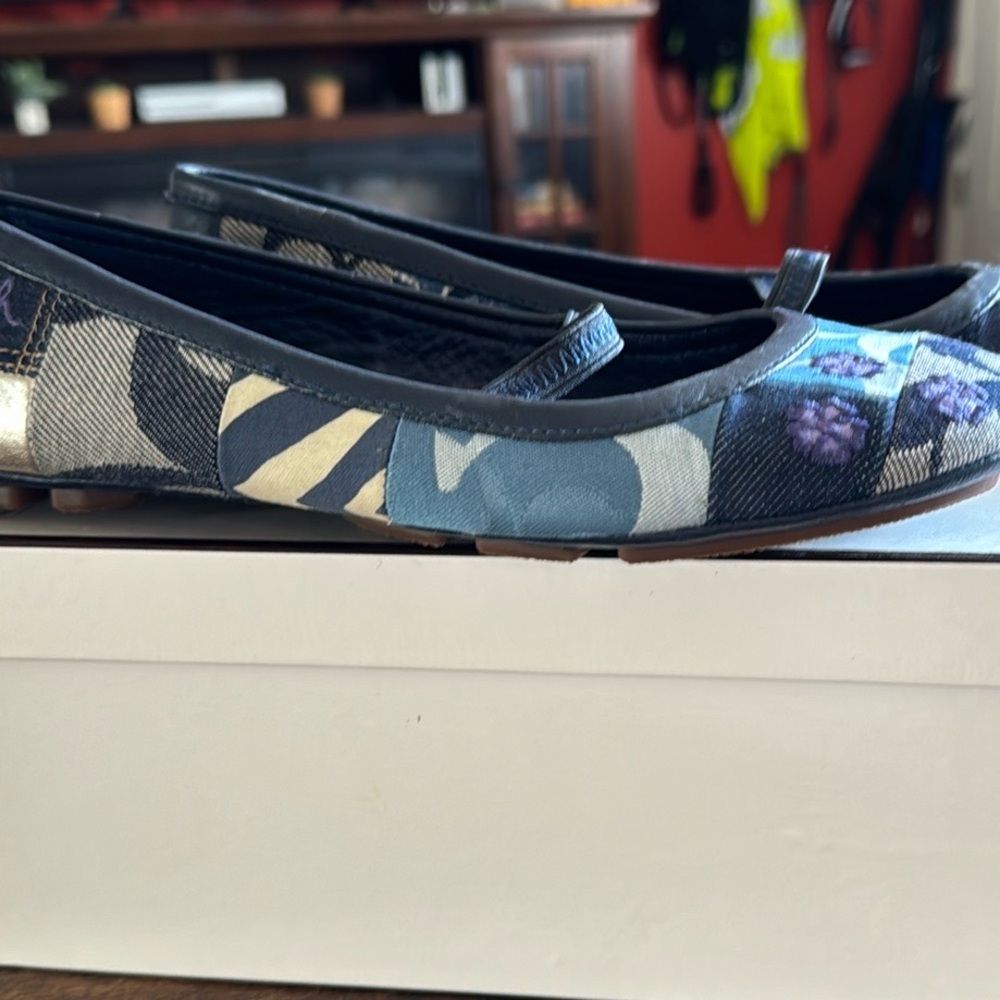 Coach Jessie Patchwork flats